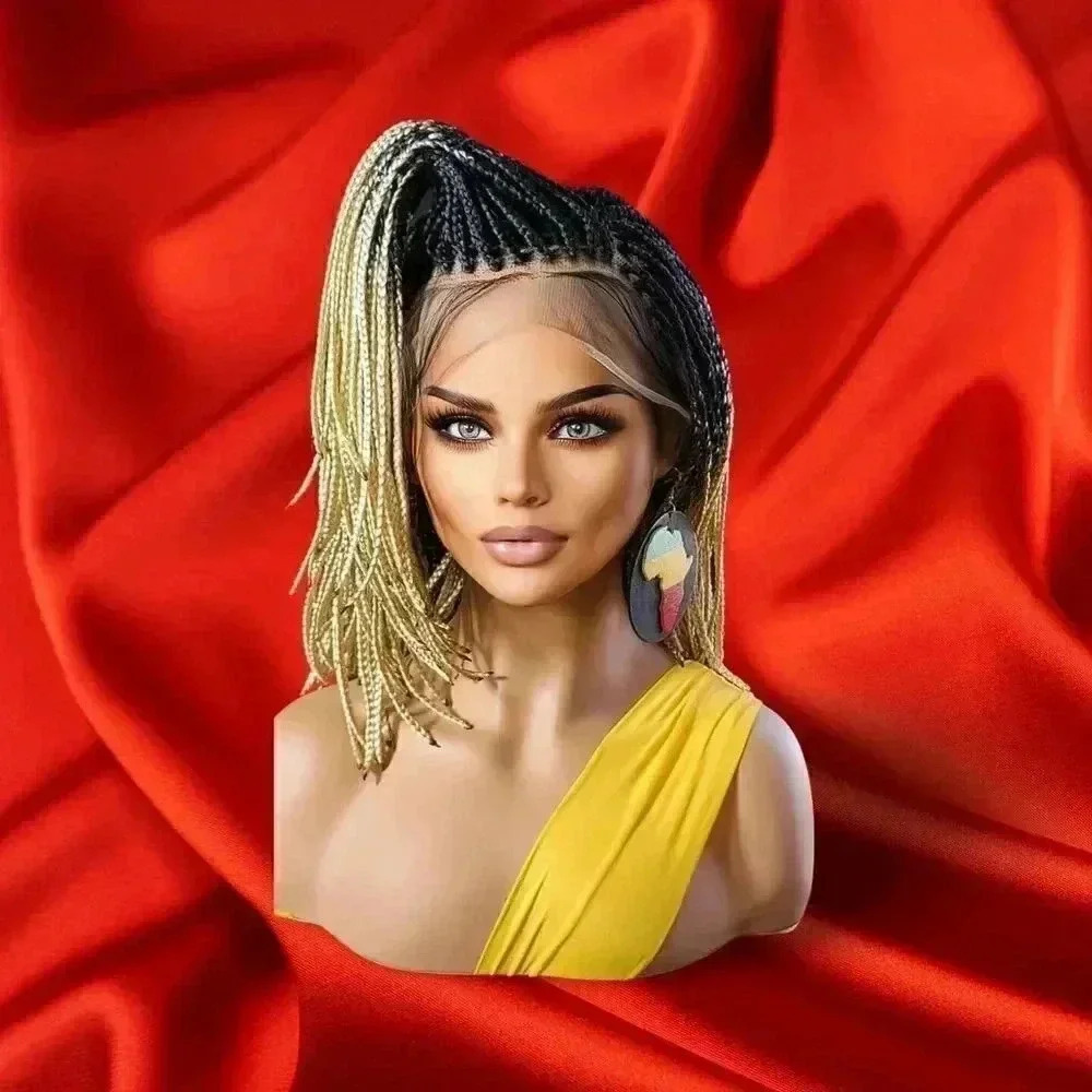 Custom Braided Wig Short Hair